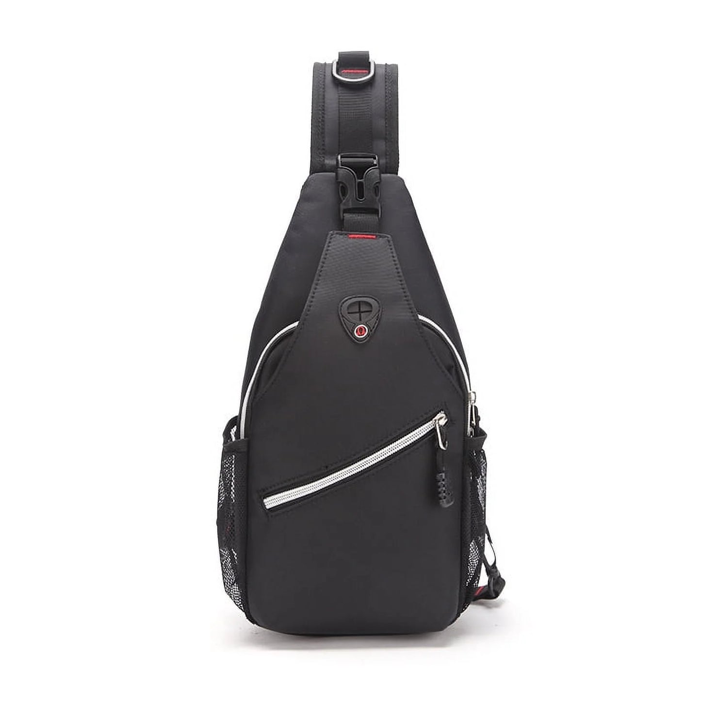 Sling Backpack,Multipurpose Black Crossbody Shoulder Bag Travel Hiking Daypack