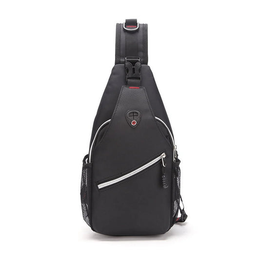 Sling Backpack,Multipurpose Black Crossbody Shoulder Bag Travel Hiking Daypack