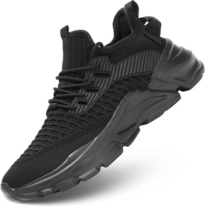 Men'S Running Shoes, Non Slip, Breathable, Lightweight Fashion Sneakers, Slip Resistant Athletic Sports Walking Gym Work Shoes