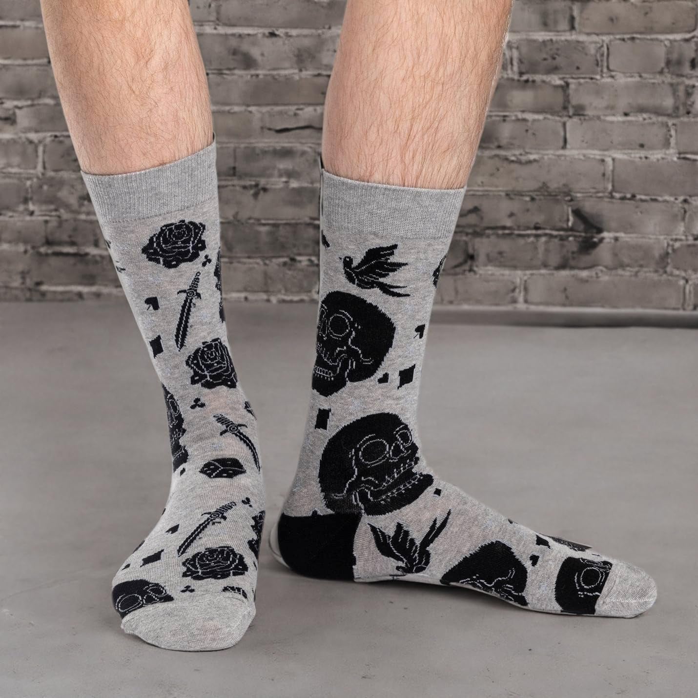 Men'S Halloween Socks, Adult