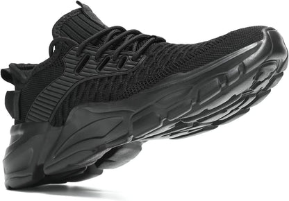 Men'S Running Shoes, Non Slip, Breathable, Lightweight Fashion Sneakers, Slip Resistant Athletic Sports Walking Gym Work Shoes